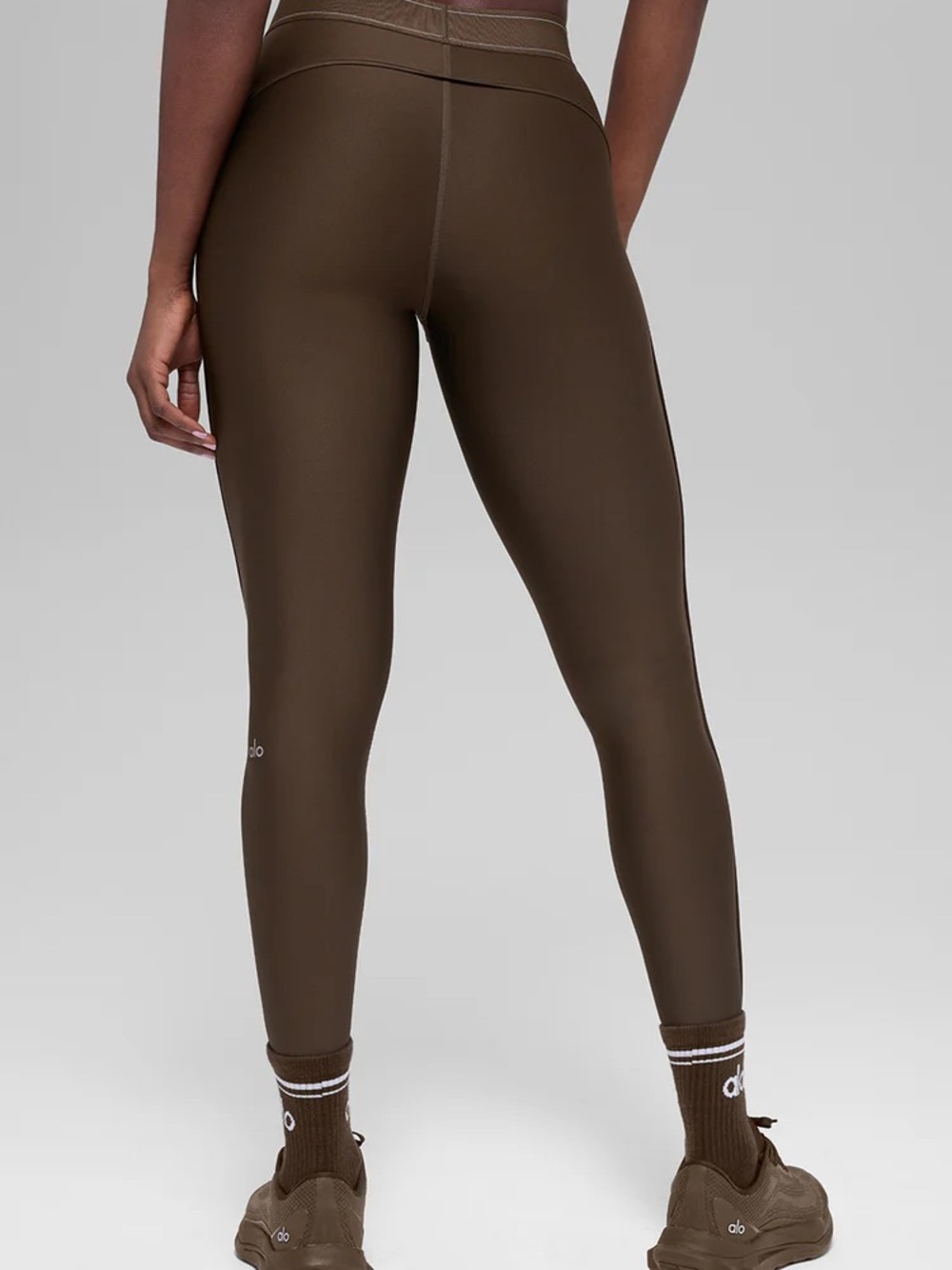 ALO Yoga Airlift High-Waist Suit Up Legging Espresso M New - Picture 2 of 6